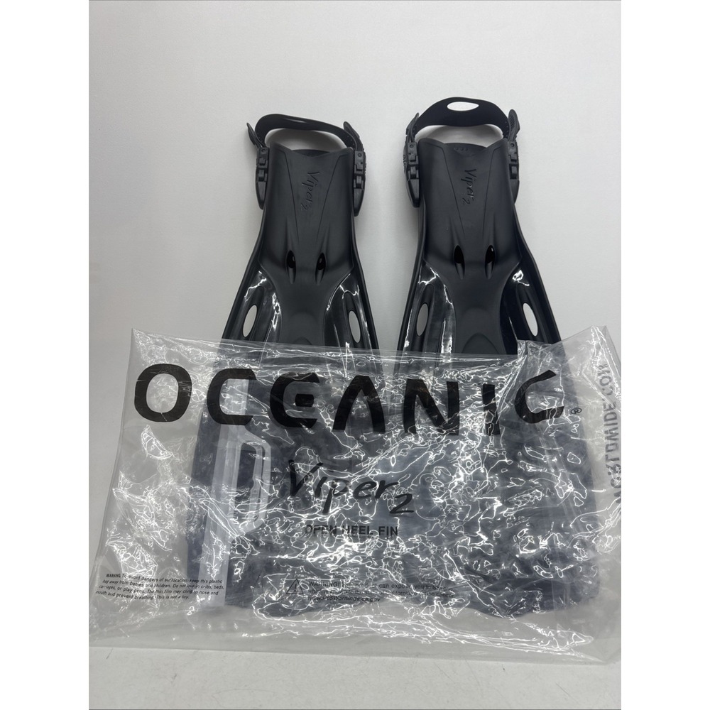 OCEANIC Viper 2 Open Heel Lightweight Scuba Diving & Snorkeling Fins, Options